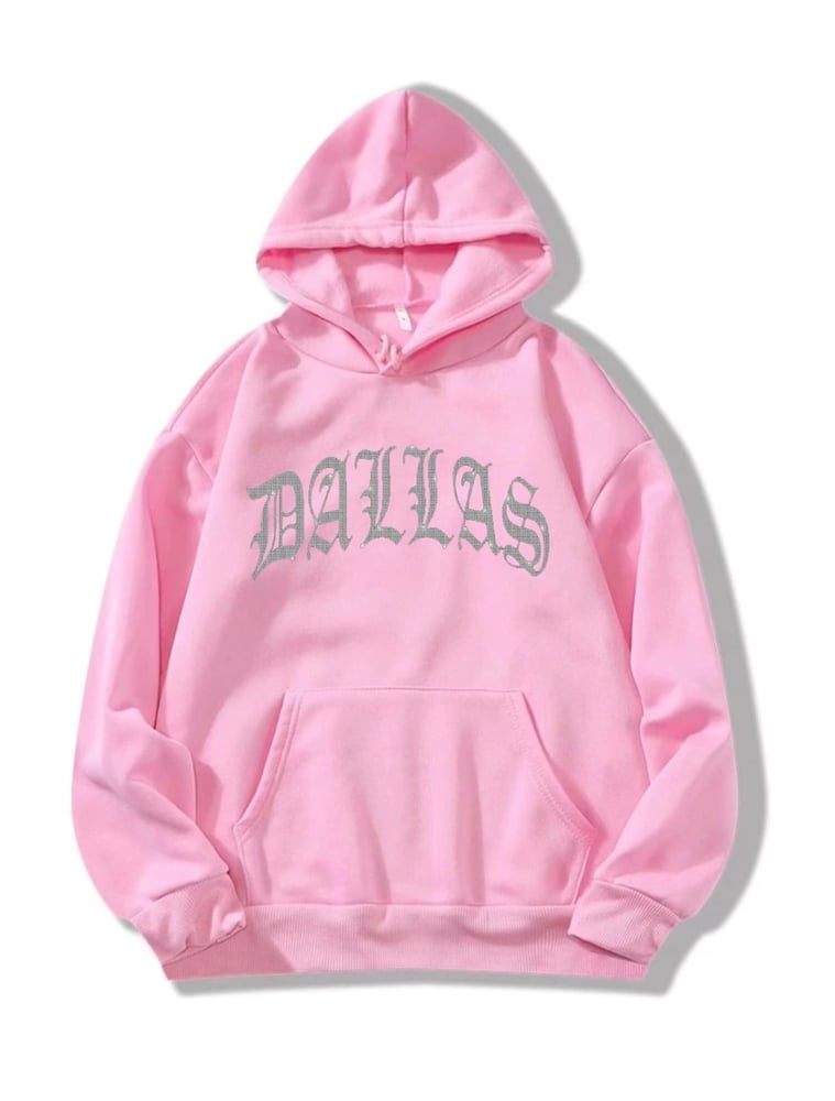 DALLAS BLING HOODIE (PINK)