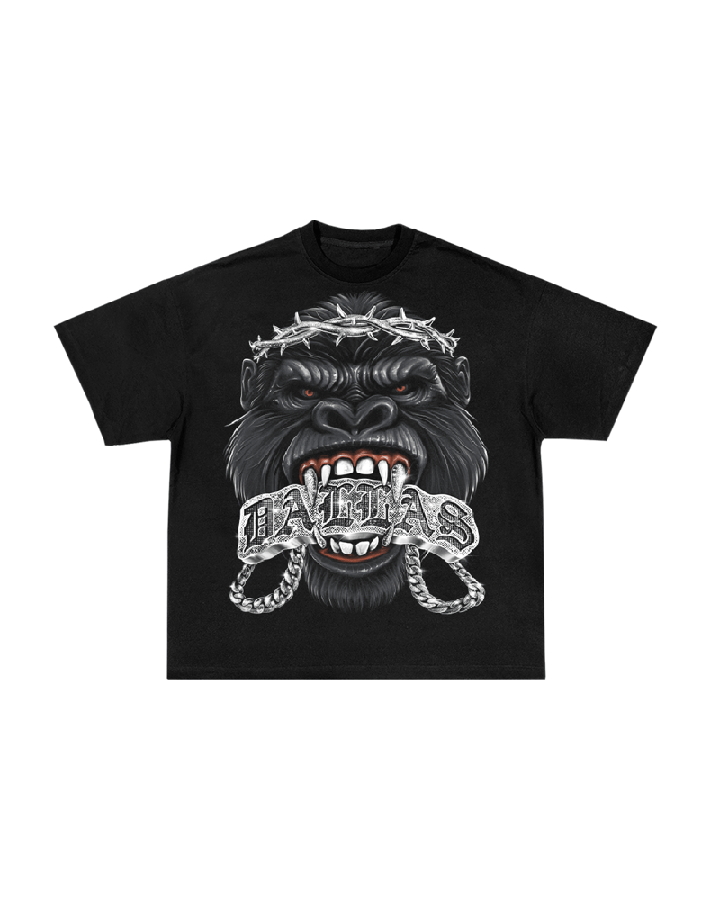 DALLAS GORILLA TEE (BLK)