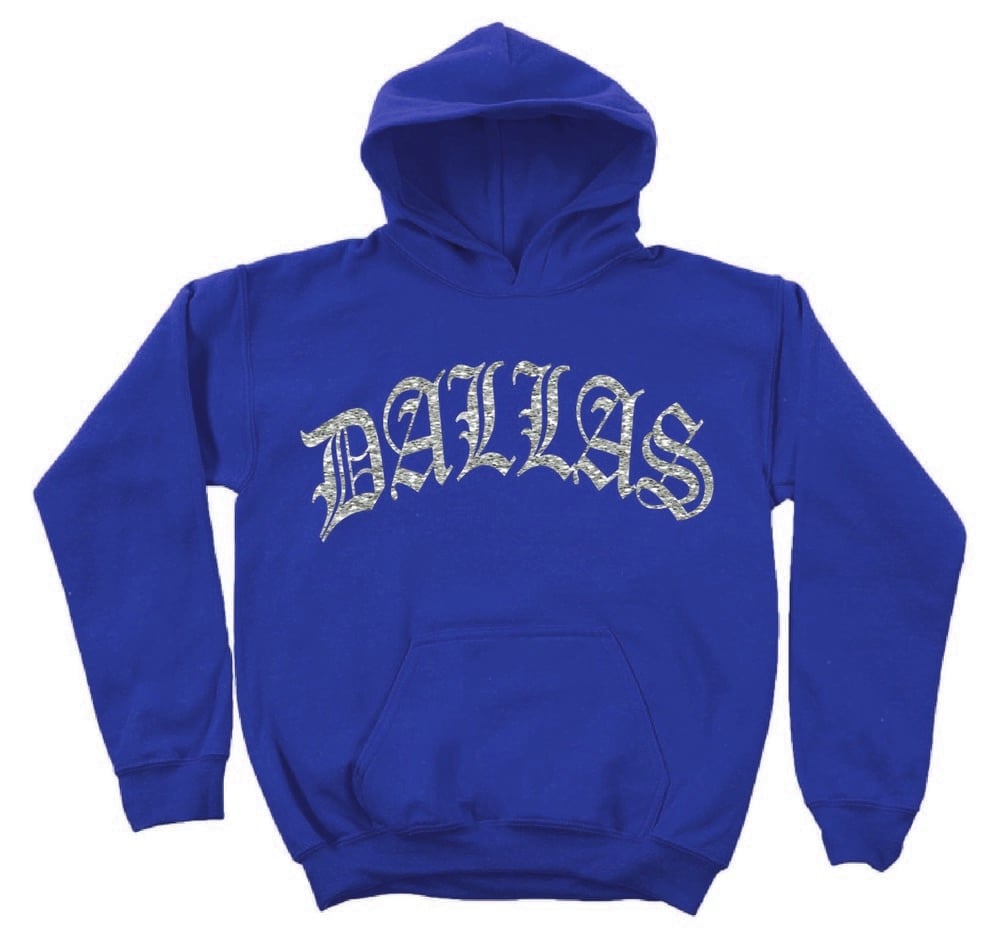DALLAS RHINESTONE HOODIE (ROYAL BLUE)