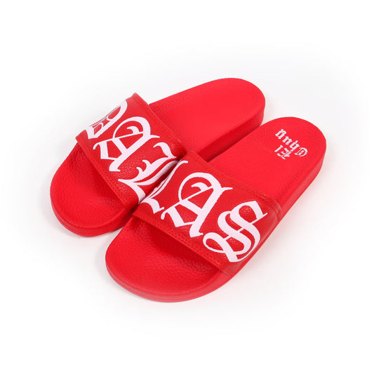DALLAS RED SLIDES ADULT & KIDS (PREORDER)
