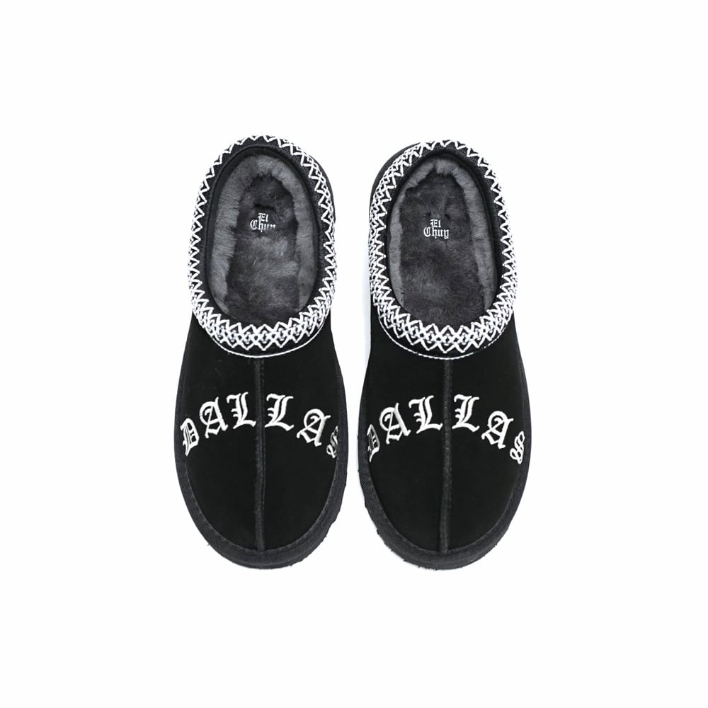 DALLAS NOIR SLIPPERS (NOW SHIPPING)