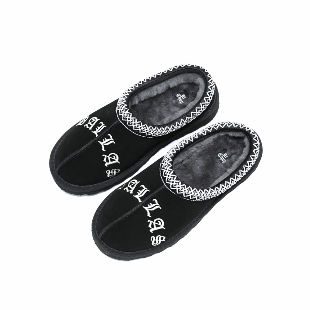 DALLAS NOIR SLIPPERS (NOW SHIPPING)