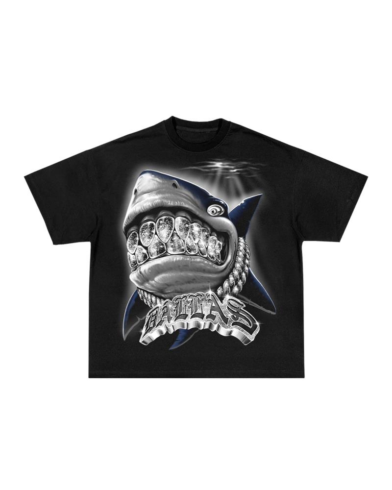 DALLAS SHARK TEE (BLK)
