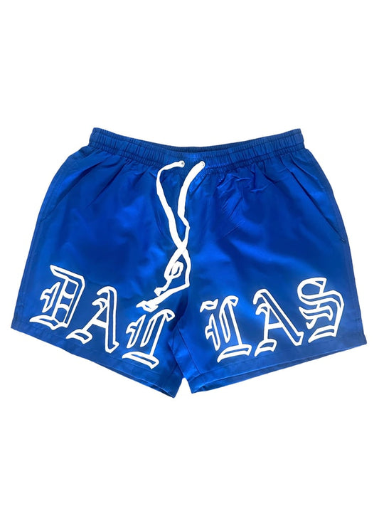 DALLAS SWIM TRUNKS (BLUE)