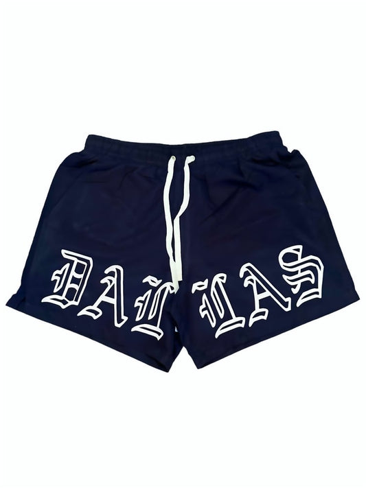 DALLAS SWIM TRUNKS (NAVY)