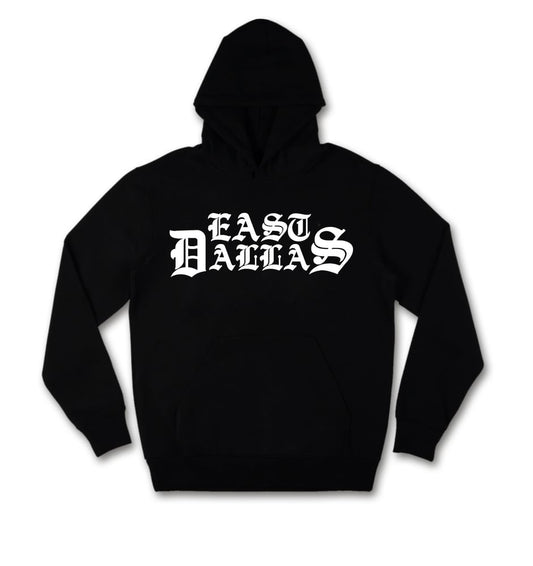 EAST DALLAS HOODIE (BLK/WHT)