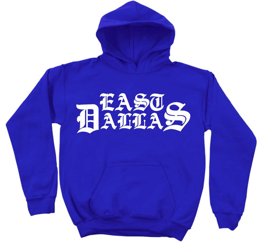 EAST DALLAS HOODIE (ROYAL/WHT)