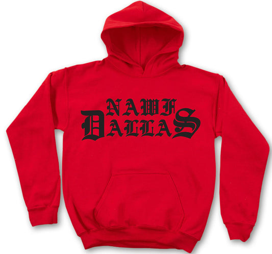 NAWF DALLAS HOODIE (RED/BLK)
