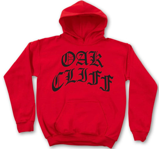 OAK CLIFF HOODIE (RED/BLK)